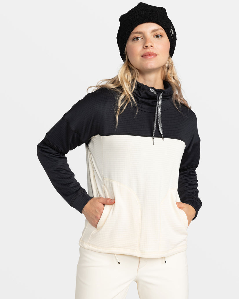 Women Roxy® Vertere Pullover Sweatshirt Black / White | GTWA-03561