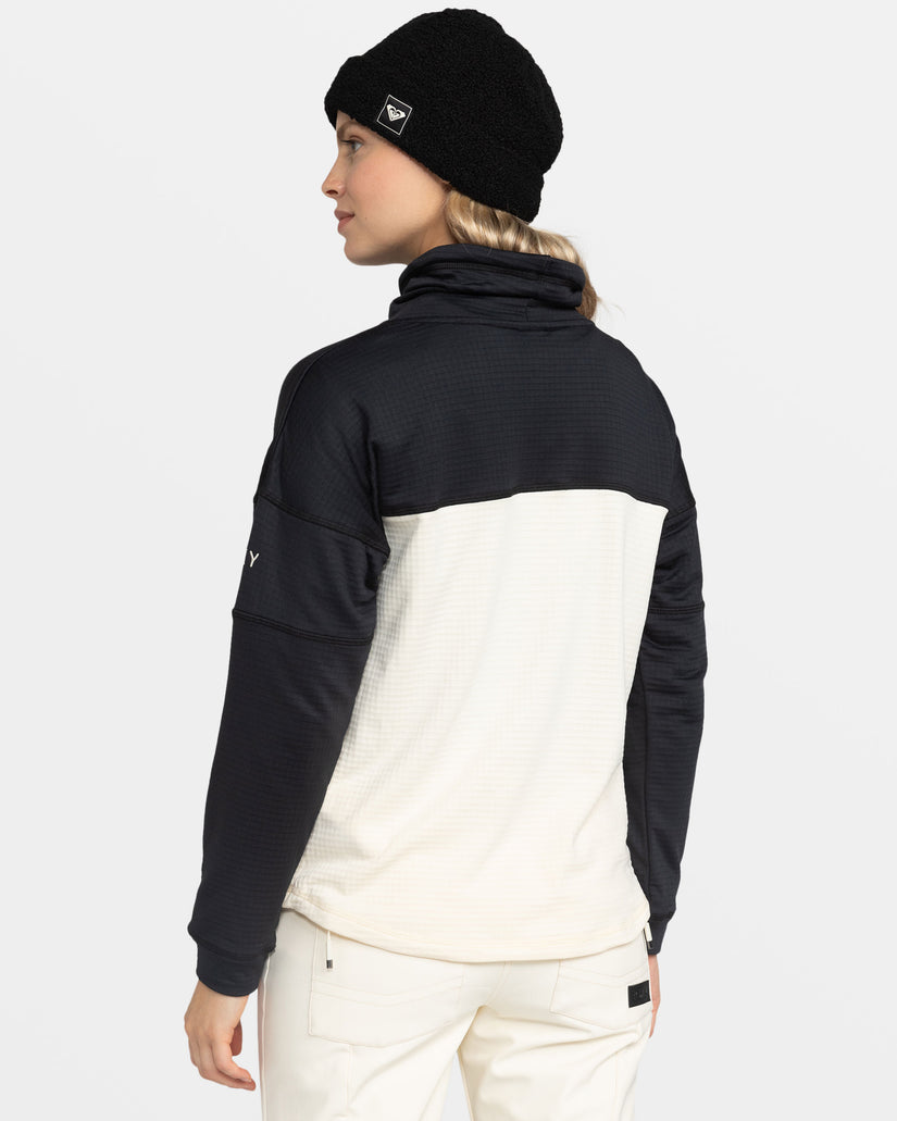 Women Roxy® Vertere Pullover Sweatshirt Black / White | GTWA-03561