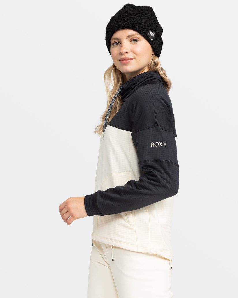 Women Roxy® Vertere Pullover Sweatshirt Black / White | GTWA-03561