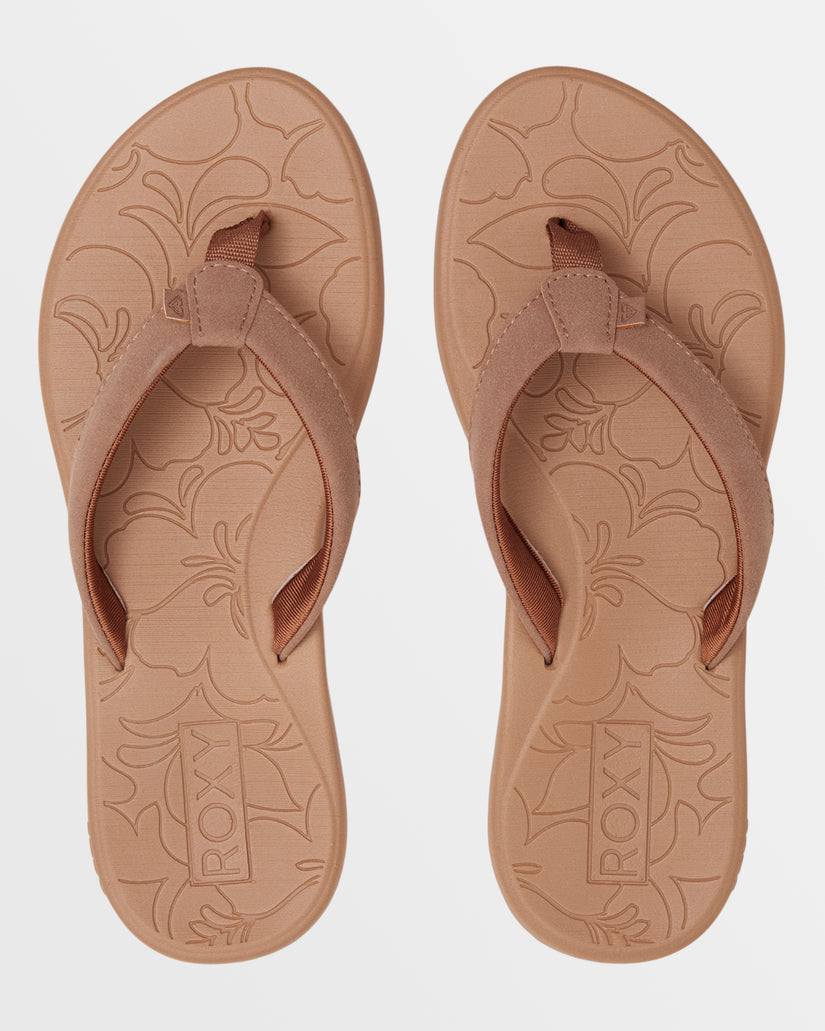 Women Roxy® Vickie Sandals Brown | HRSG-01586