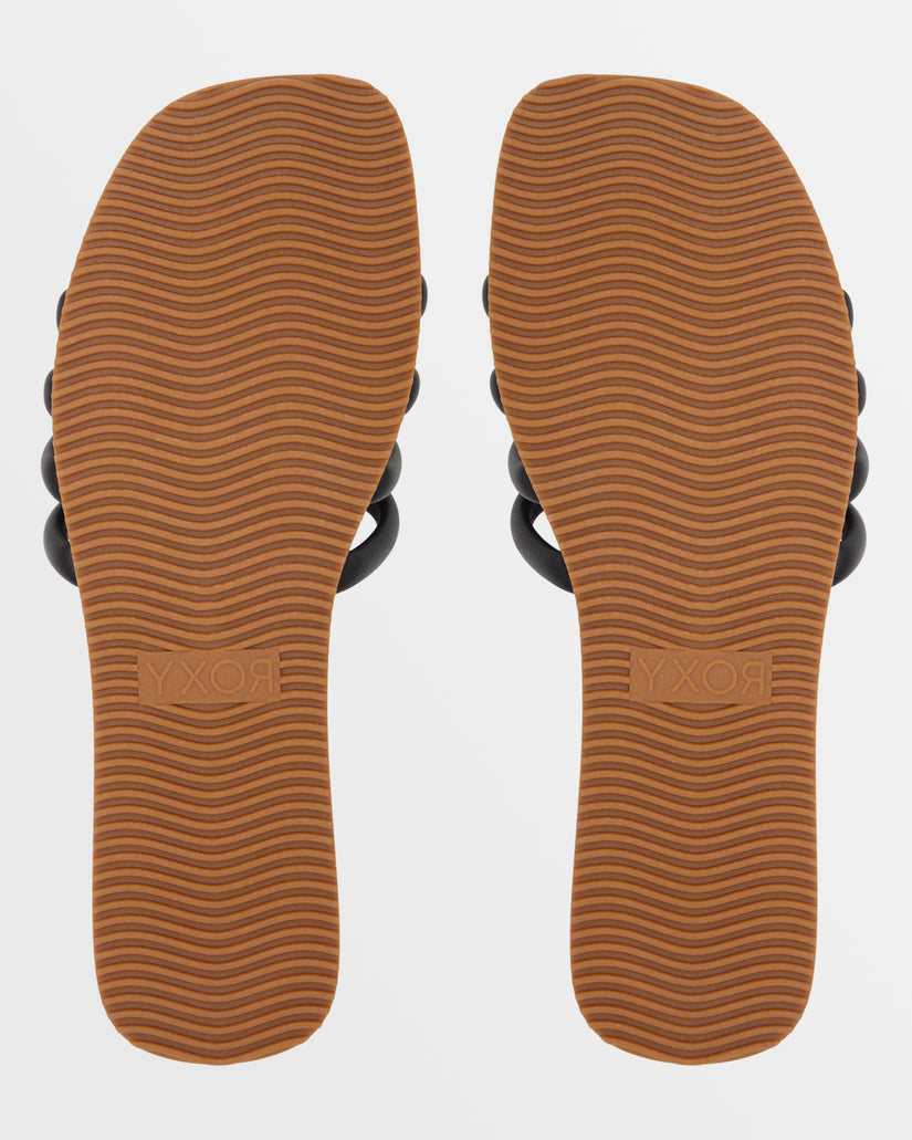 Women Roxy® Villa Daze Sandals Black | TBUM-49125