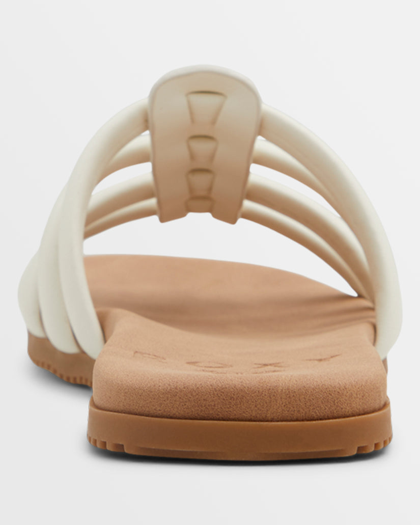 Women Roxy® Villa Daze Sandals White | ZGYL-89241