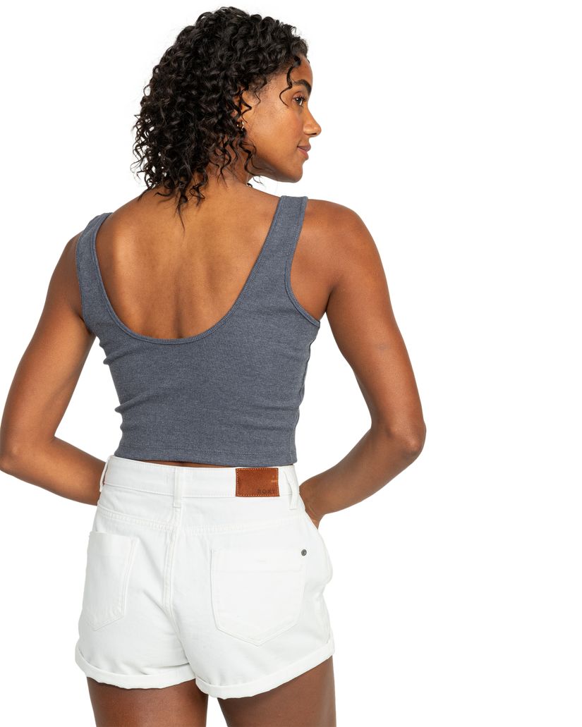 Women Roxy® Vintage Dive In Tank Top Indigo | LAVO-92417