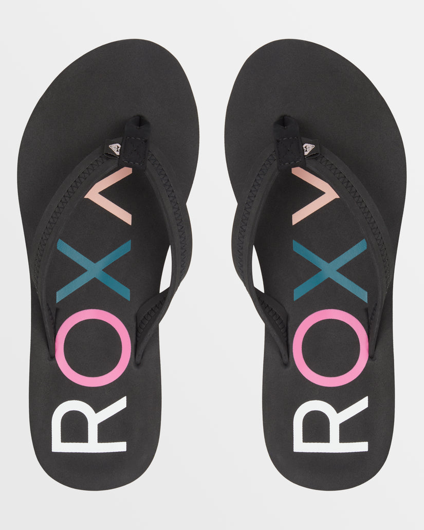 Women Roxy® Vista IV Sandals Black | TVYO-08245