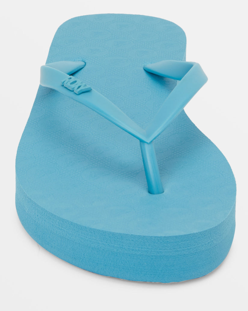 Women Roxy® Viva Higher Platform Sandals Light Turquoise | TCYP-74210