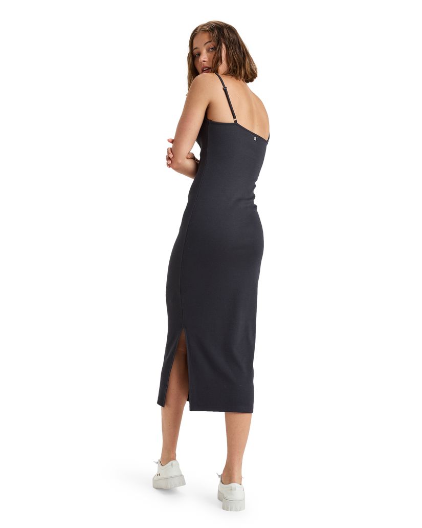 Women Roxy® Wavey Lady Midi Dress Black | RQVG-91756