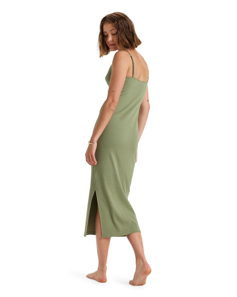 Women Roxy® Wavey Lady Midi Dress Green | XEYF-93857