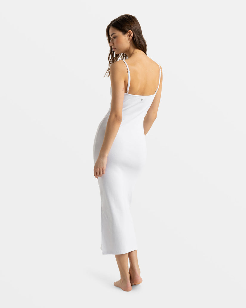 Women Roxy® Wavey Lady Midi Dress White | ANXW-57912
