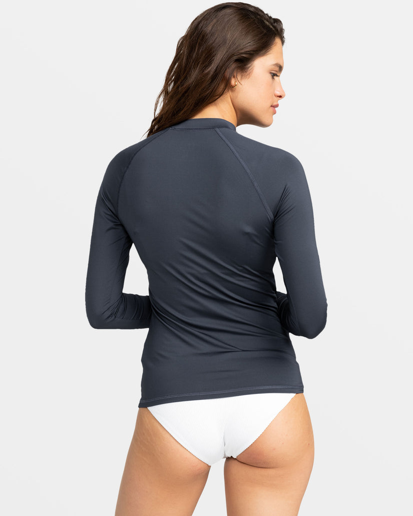 Women Roxy® Whole Hearted Long Sleeve UPF 50 Rashguards Indigo | QRNC-38201