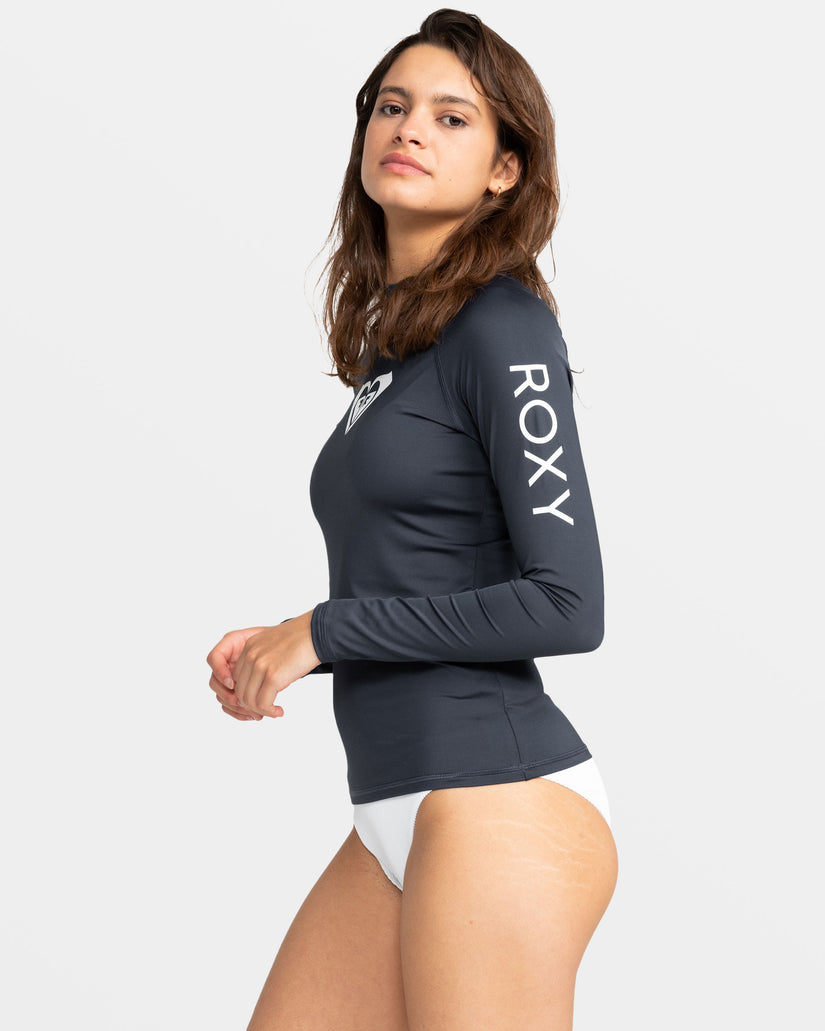 Women Roxy® Whole Hearted Long Sleeve UPF 50 Rashguards Indigo | QRNC-38201