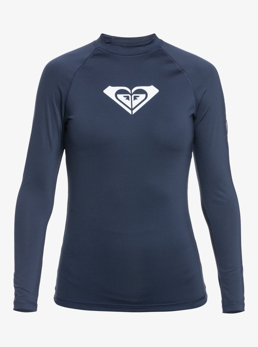 Women Roxy® Whole Hearted Long Sleeve UPF 50 Rashguards Indigo | QRNC-38201