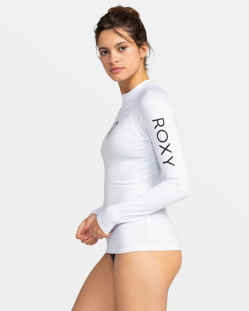 Women Roxy® Whole Hearted Long Sleeve UPF 50 Rashguards White | GTXV-58791