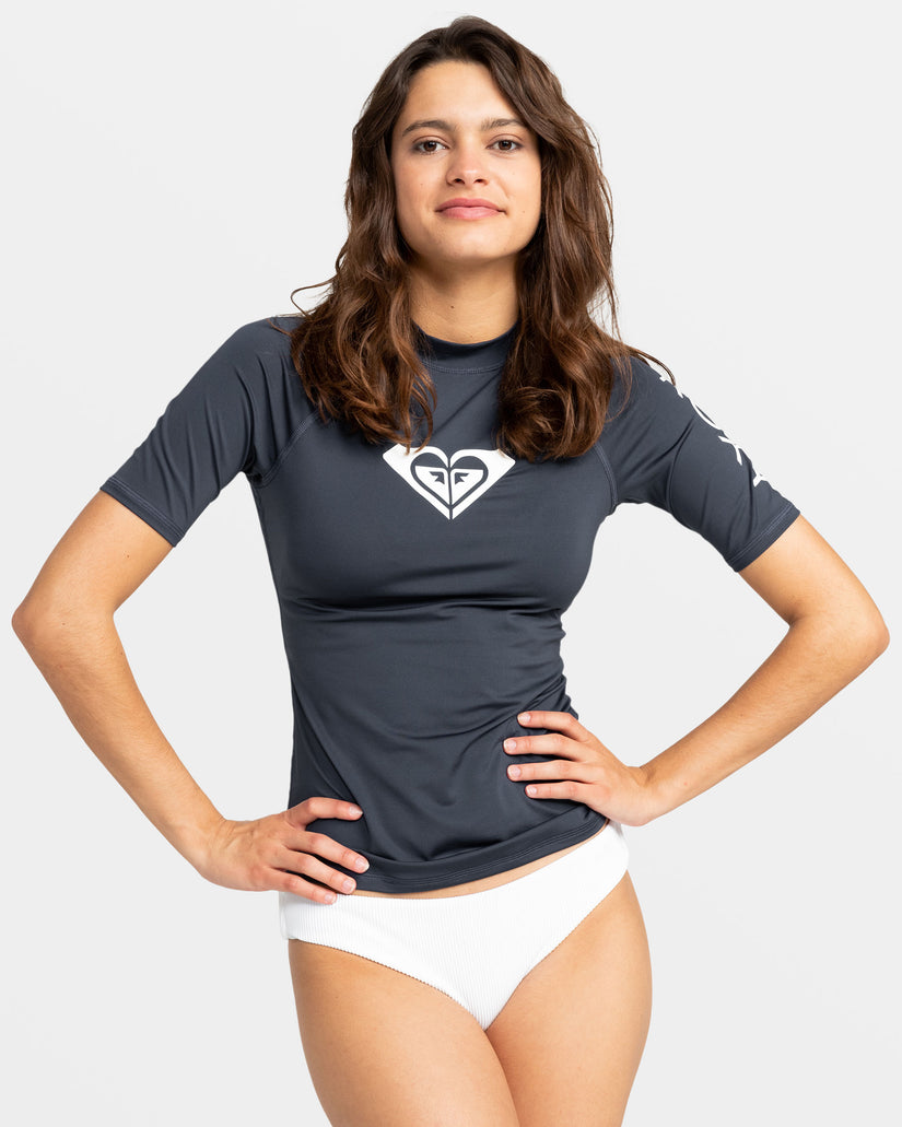 Women Roxy® Whole Hearted UPF 50 Rashguards Indigo | CLYQ-61328