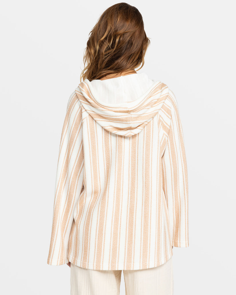 Women Roxy® Wild And Free Hoodie Brown Stripes | EMXO-90178