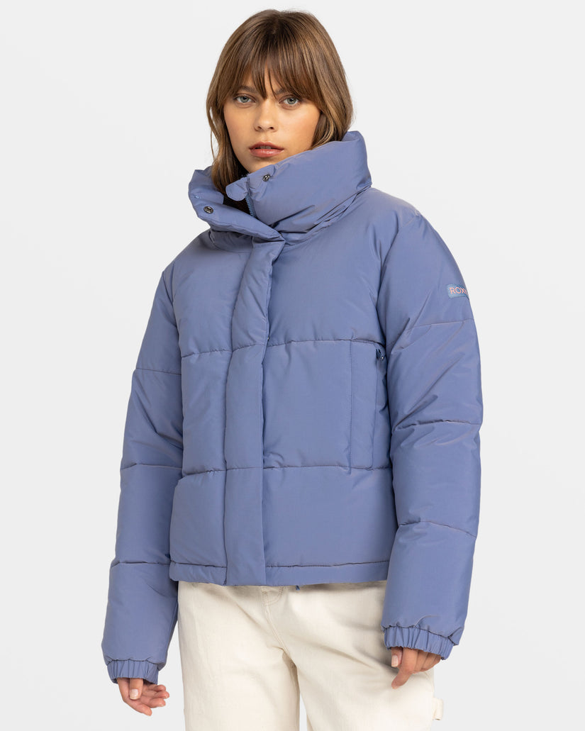 Women Roxy® Winter Rebel Insulated Winter Jackets Blue | SVIW-02985