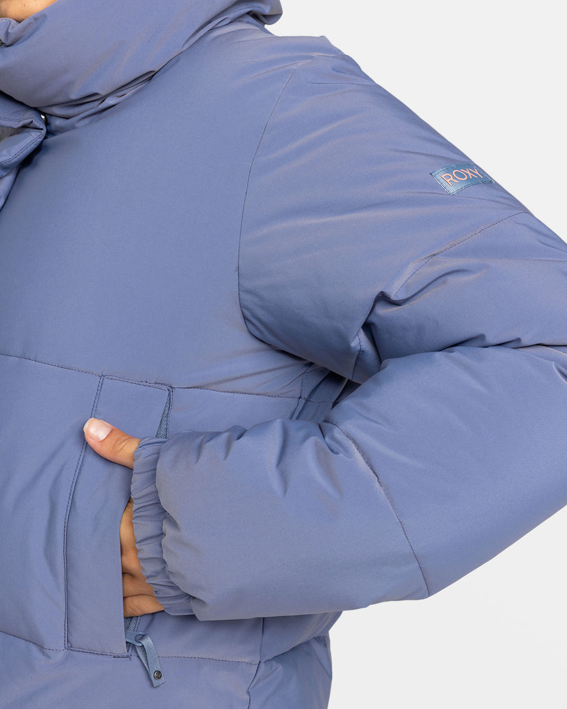 Women Roxy® Winter Rebel Insulated Winter Jackets Blue | CHUE-27648