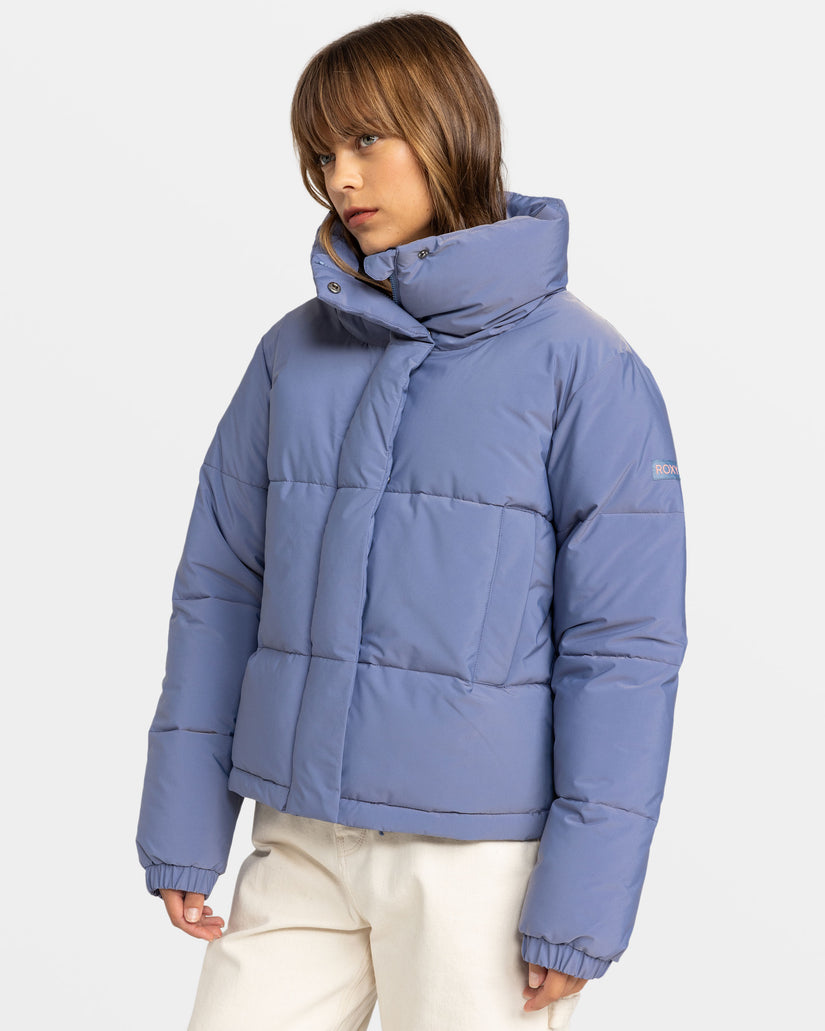 Women Roxy® Winter Rebel Insulated Winter Jackets Blue | CHUE-27648