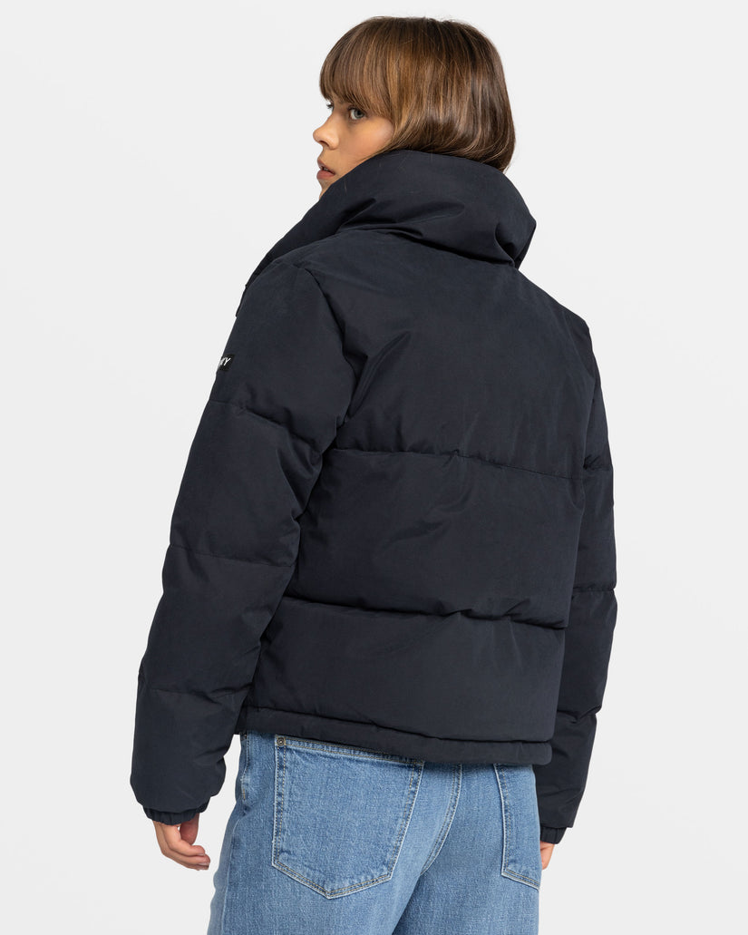 Women Roxy® Winter Rebel Insulated Winter Jackets Black | OAGK-28635