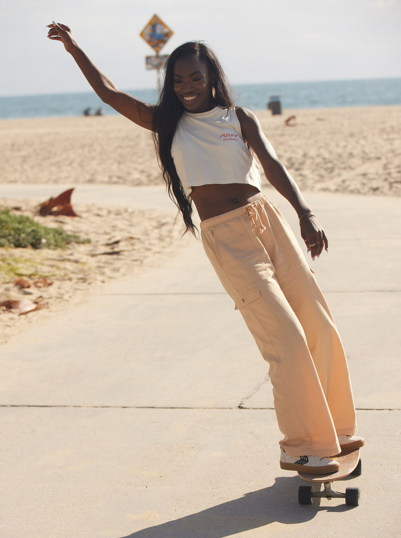 Women Roxy® x Grl Swirl Cropped Tops White | BHGP-03612